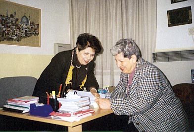 Salwa Zananiri (Left) - Samia Khoury (right)